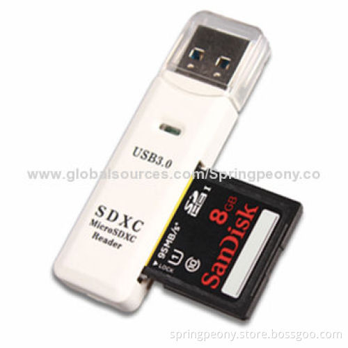 Promotion USB3.0 Card Readers with Cute Figure Design, Reader for SD and TF Cards